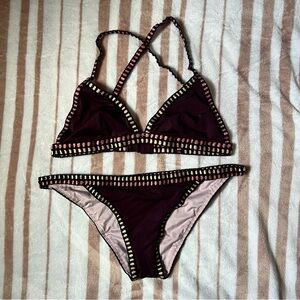 💗NWOT💗 Victorias Secret Crochet Trim Triangle bikini